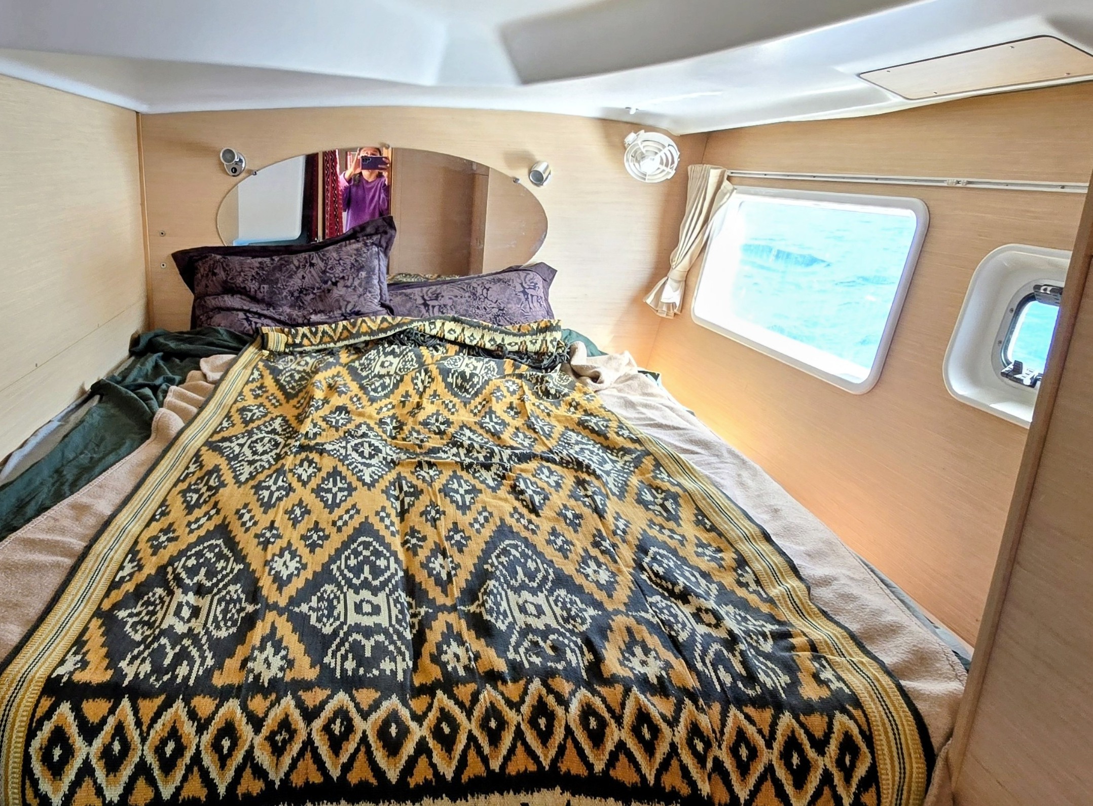 Your cabin aboard Portfolio